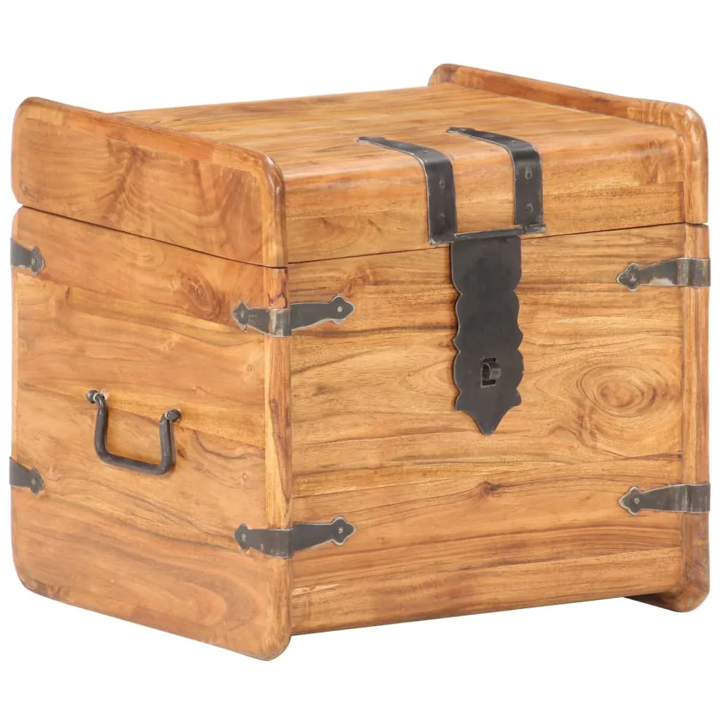 VidaXL Chest 40x40x40 cm Solid Acacia Wood