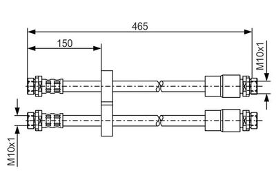 Bosch Brake Hose - 1987476125