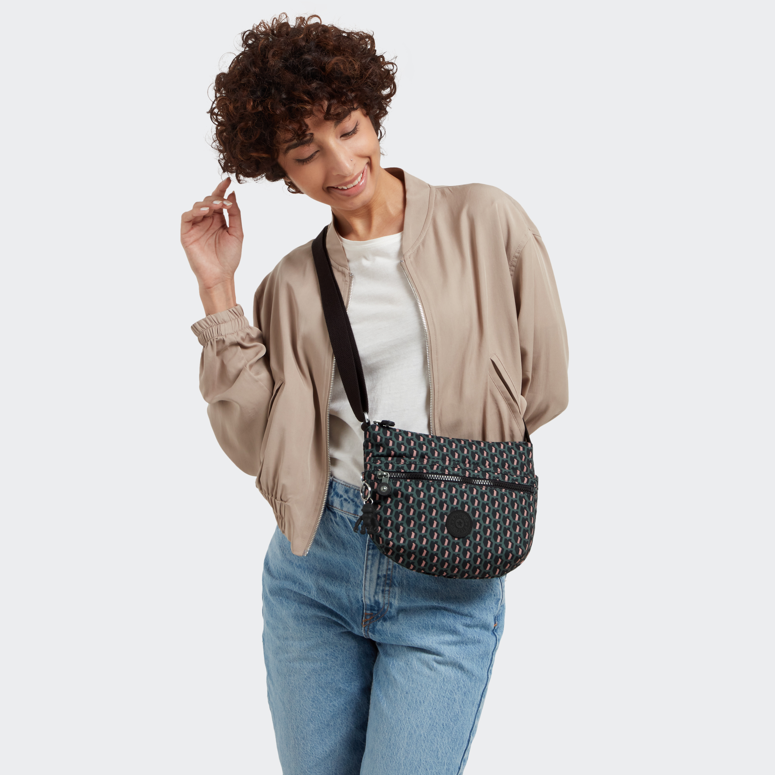  Sac Bandoulière Arto S 3d K Pink Noir Petit Femme 100% Recycled Polyester