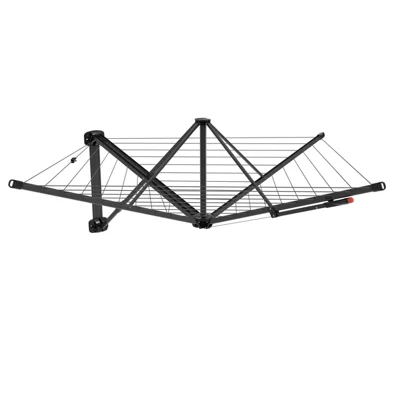 Betterdri Brown Wall-Mounted Laundry Airer, 2.8M