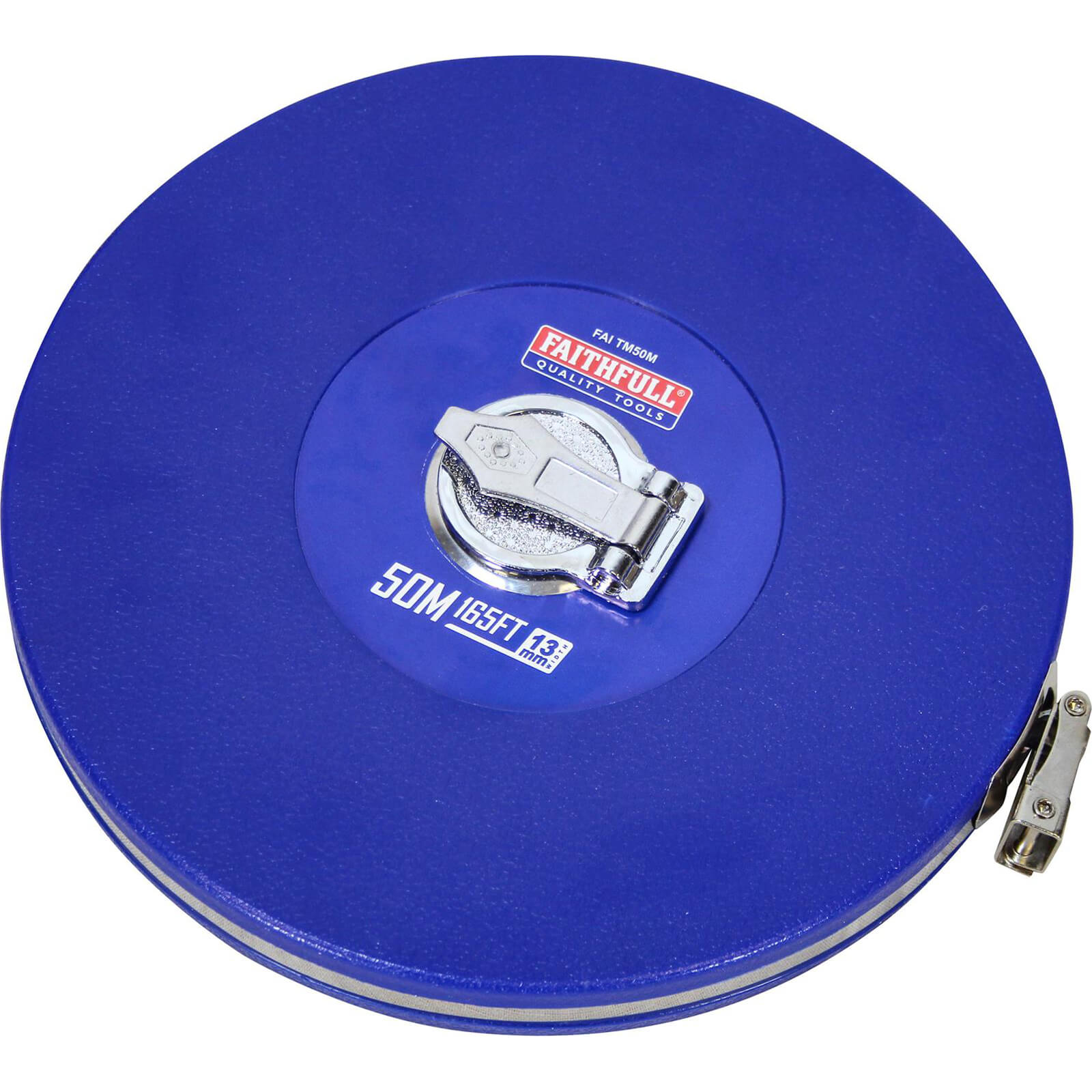 Faithfull Rounded Long Tape 50m/165ft (Width 13mm)