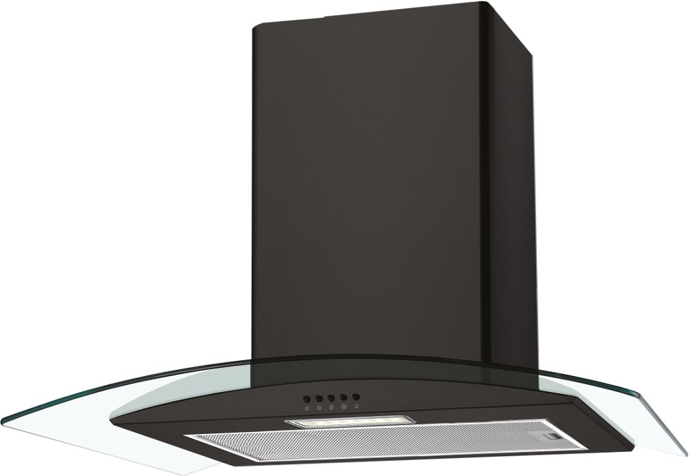Candy CGM60NN Chimney Cooker Hood - Black, Black