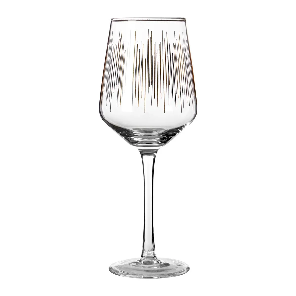 Homebase Deco Wine Glasses - Set of 4
