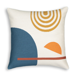 La Redoute Interieurs Wavy Embroidered Cushion Cover by La Redoute