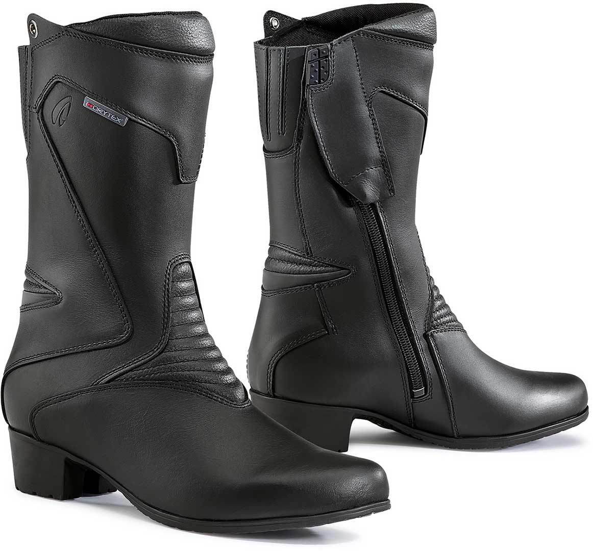 Forma Ruby Waterproof Ladies Motorcycle Boots, black, Size 40 for Women, black, Size 40 for Women