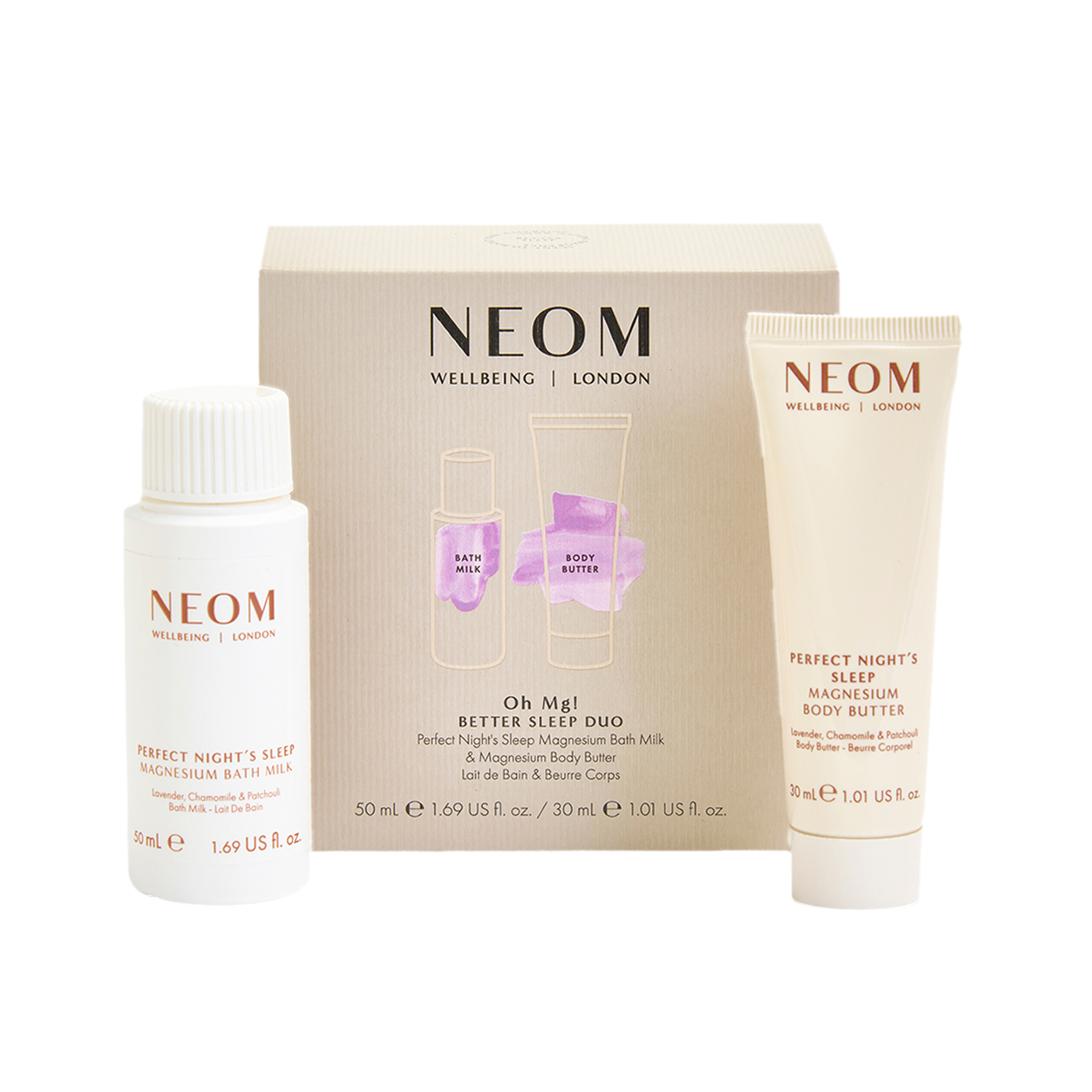 Neom Oh Mg! Better Sleep Duo Energising Hand Balm