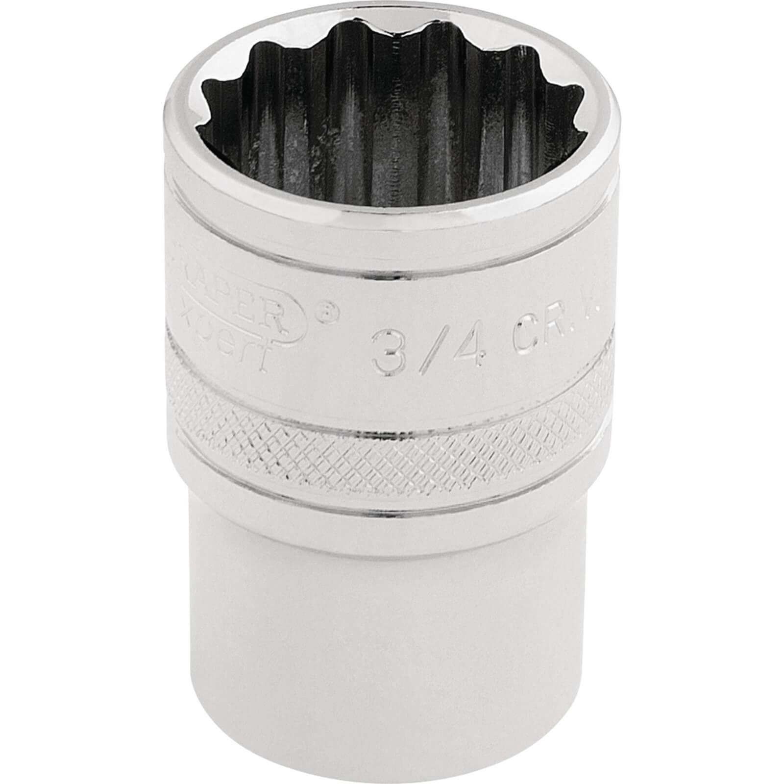 DRAPER 1/2'' Drive Sockets 12 Points 3/4''