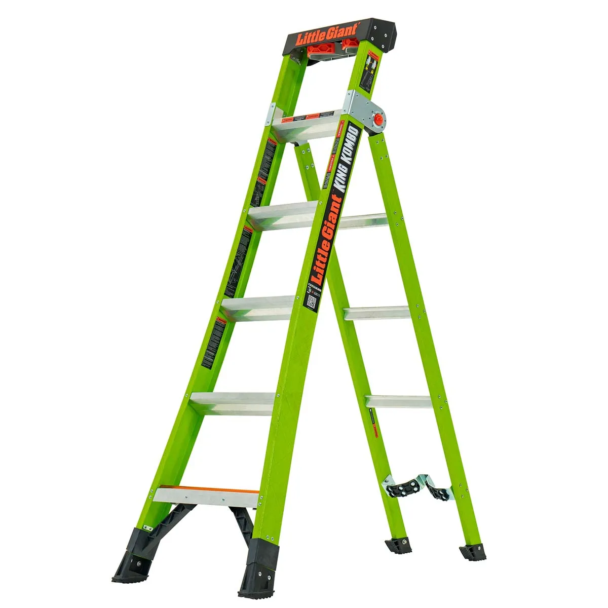 Little Giant 6 Tread King Kombo Fibreglass Industrial Step And Ladder