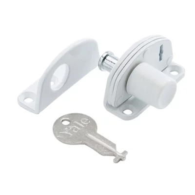 Yale Locks P123 Sash Window Presslock White