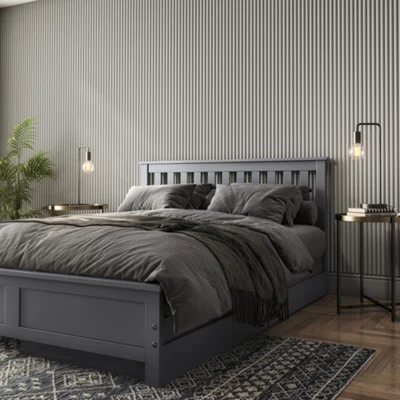 MDF-Tite Primed Round Slatt Pre-Cut Panel (L)2400mm (W)170mm (T)18mm