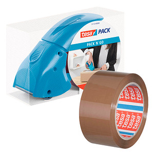 Tesa Hand Packaging Tape Dispenser Blue