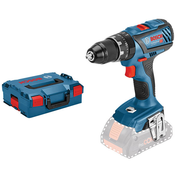 Bosch GSB 18V-28 Combi Drill with L-BOXX 18V Bare Unit