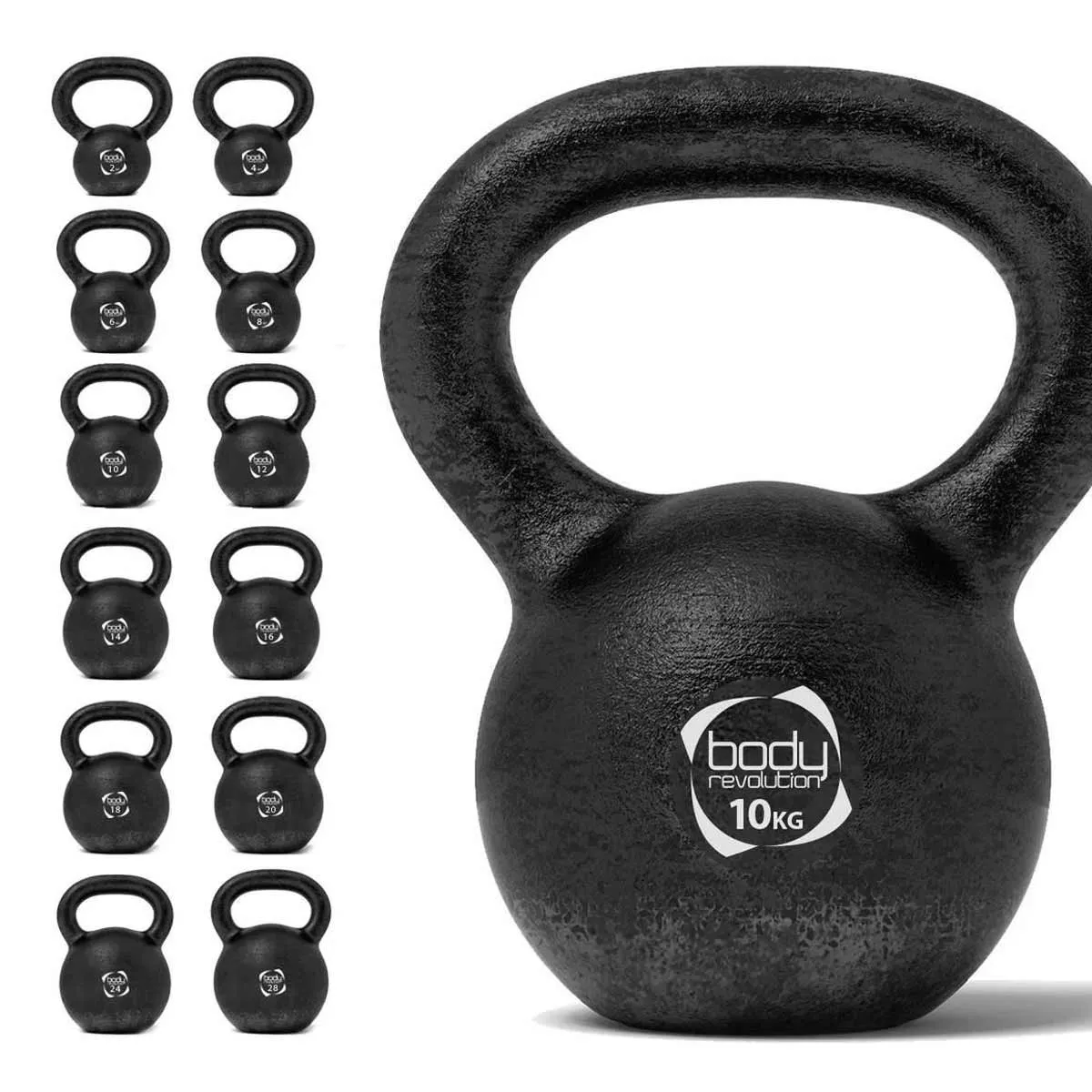 Body Revolution Cast Iron Kettlebells 10 Kg