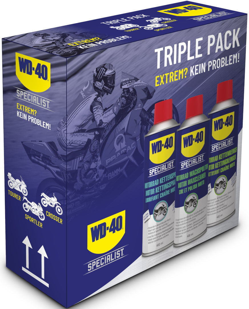 Wd-40  Zweiradreiniger Specialist Motorrad, 3-tlg.