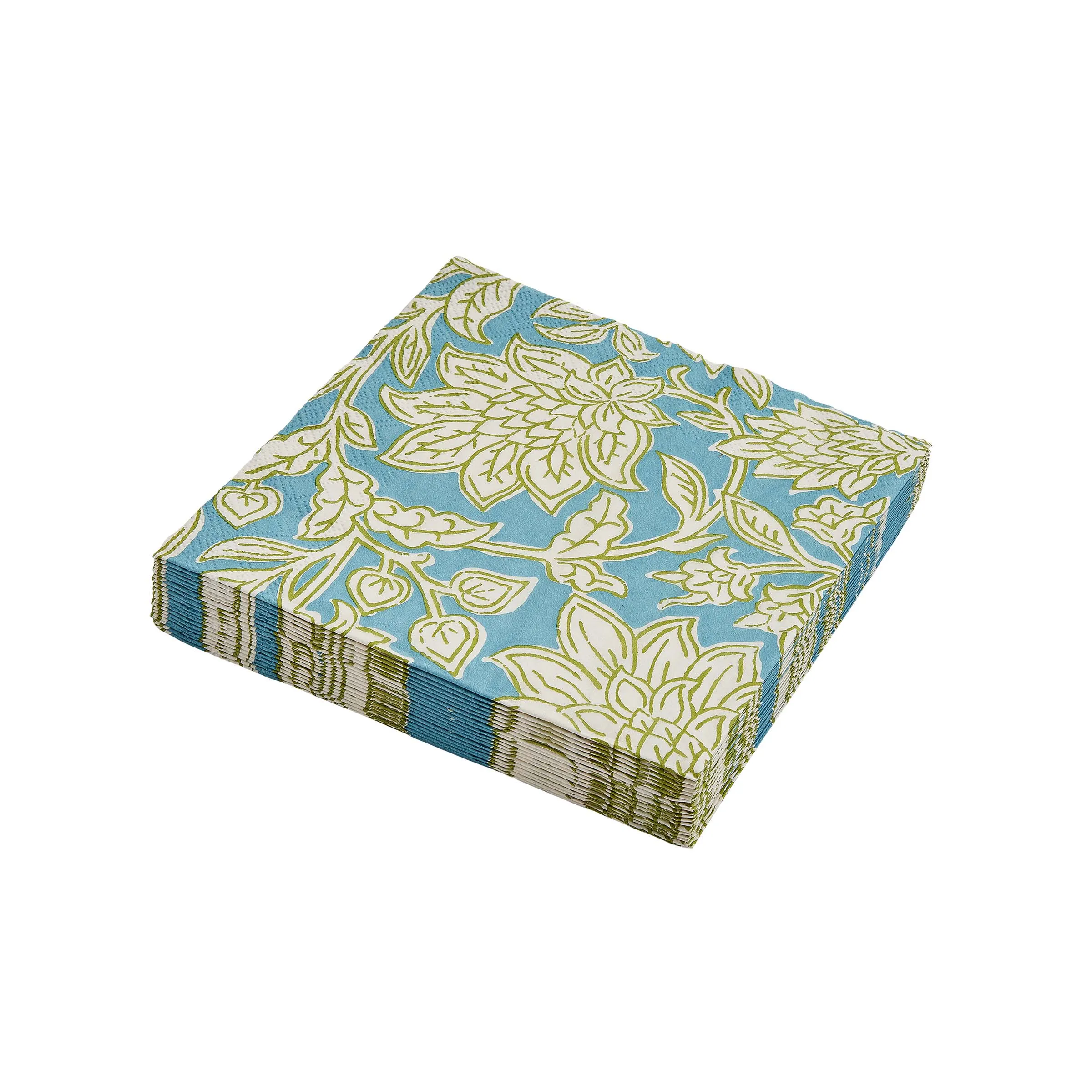 Land & Shore Rowallane Paper Napkins, Green