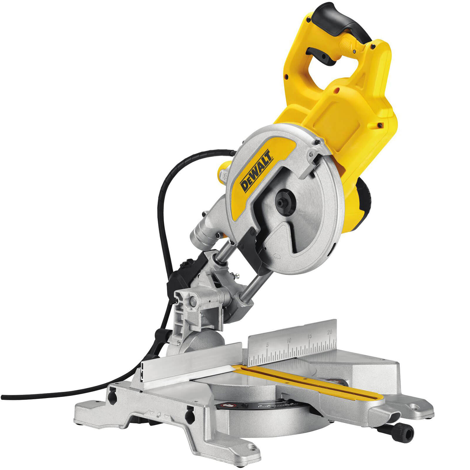 DeWalt DWS777 XPS Sliding Compound Mitre Saw 216mm 110v