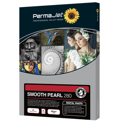 Permajet Smooth Pearl 280 Photo Paper A3 50 Sheets, none