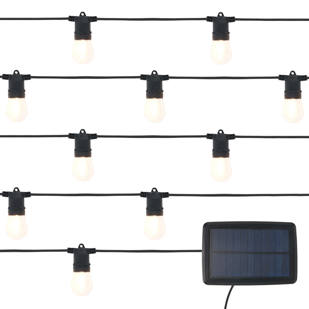 BHS Lighting Burke Outdoor Solar Festoon Lights