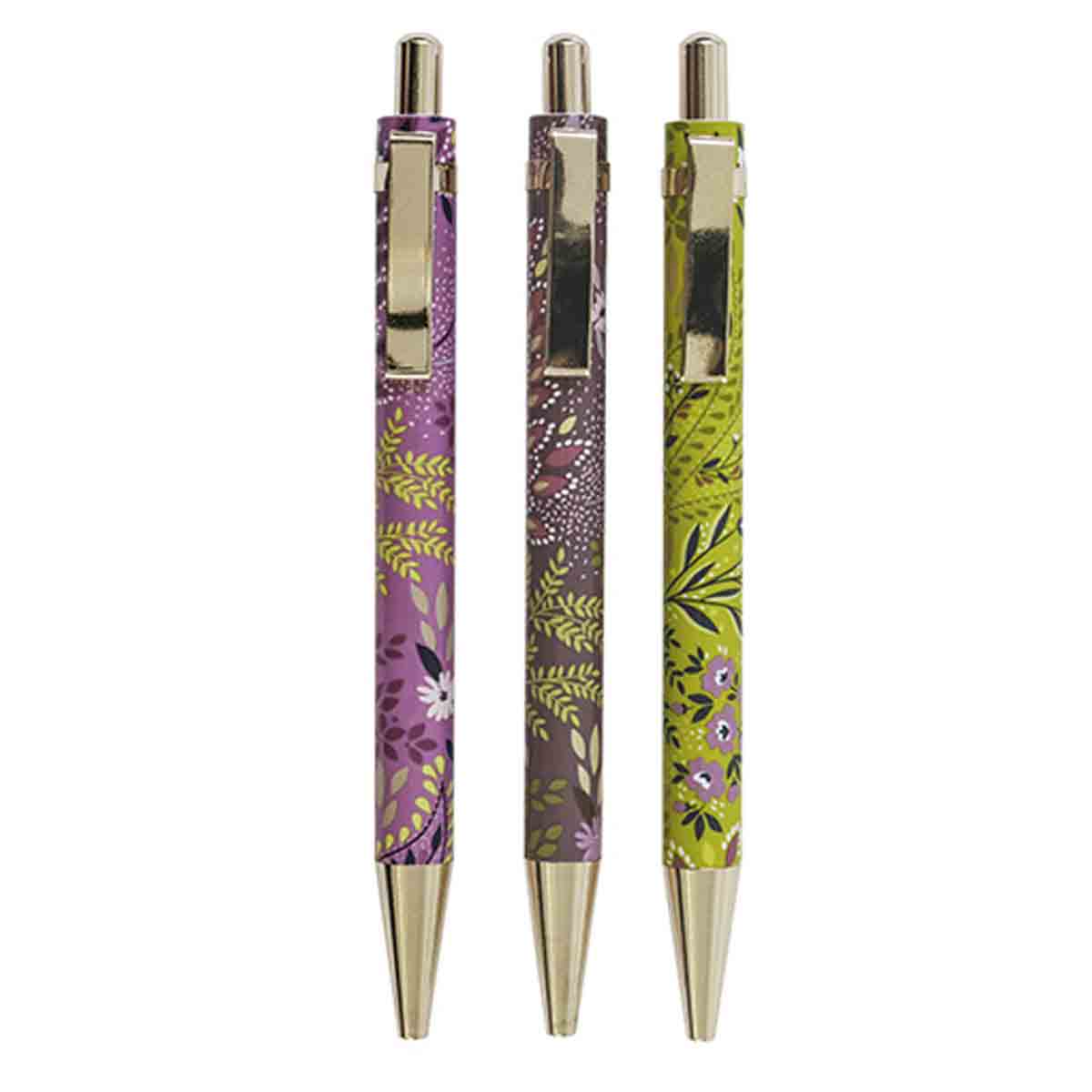 Sara Miller Haveli Gardens Set of 3 Ballpoint Pens