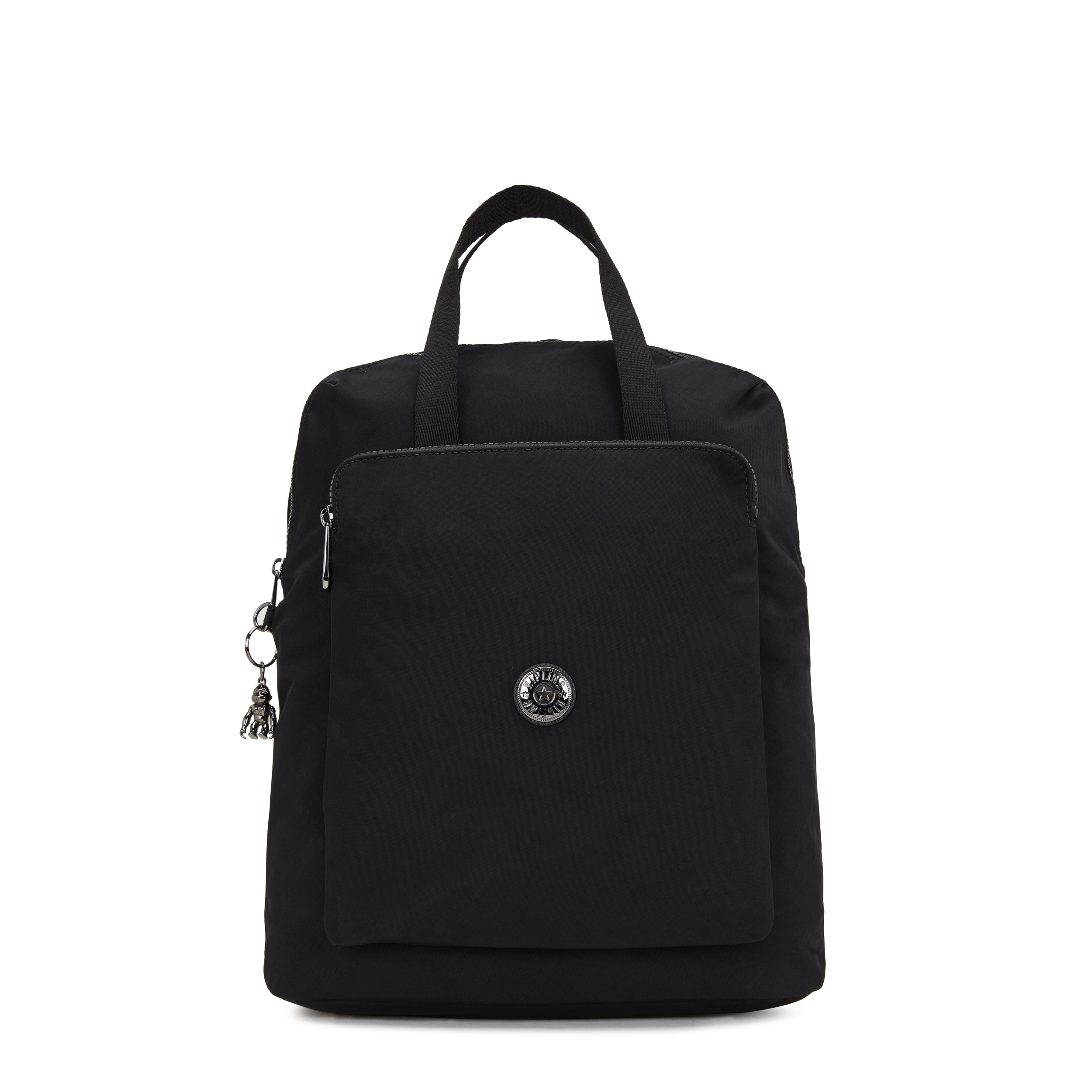 Kipling Backpack Kazuki Endless Black Medium Woman 100% Recycled Polyamide
