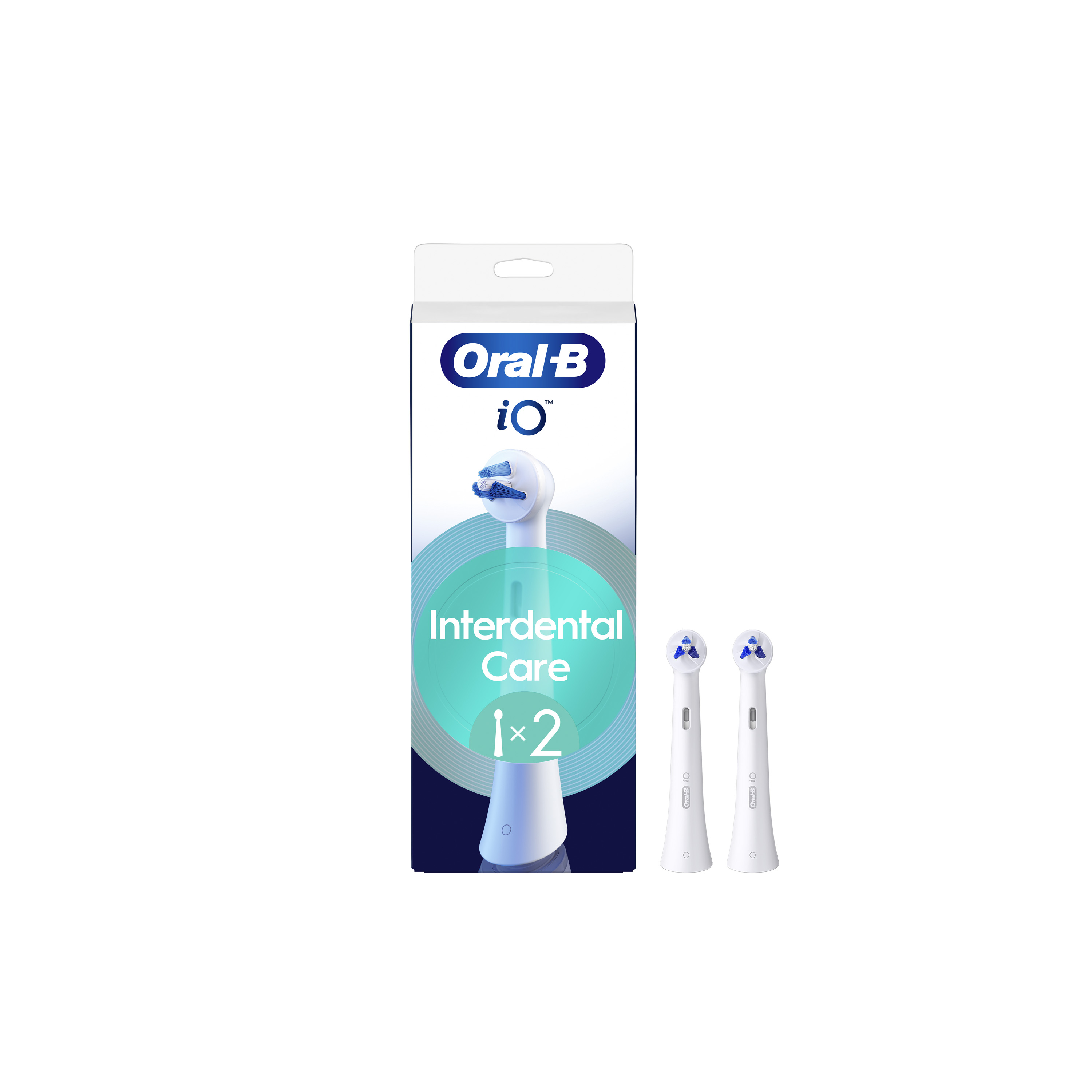 Oral-B iO Interdental Clean Brush Heads For Brackets White 2 Pieces