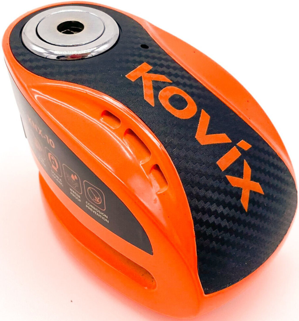 Kovix KNX10 Alarm Brake Disc Lock, orange, orange, Size One Size