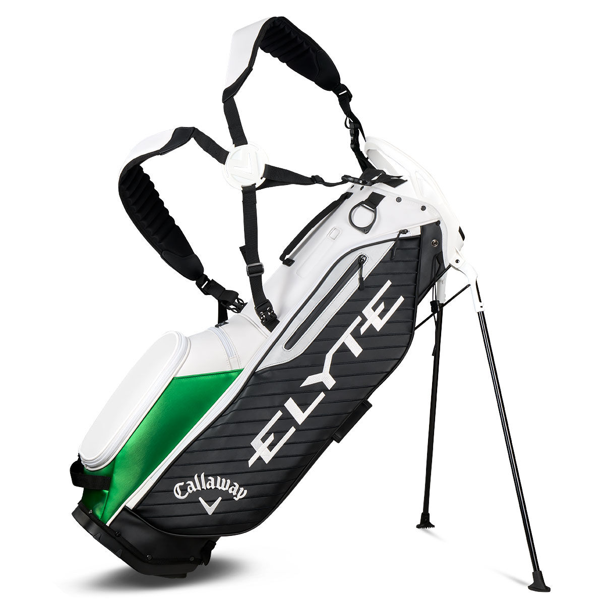 Callaway Golf Elyte Staff Golf Stand Bag, White/black/green | American Golf