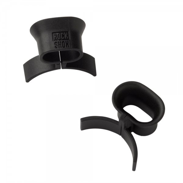 Rock Shox Fork Spares - Cable/Hose Line Guide, Black - Qty 2
