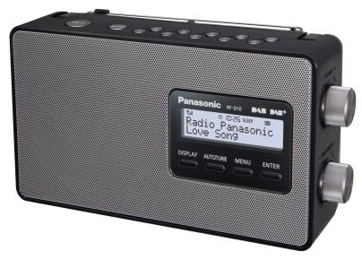 Panasonic RF-D10EB-K DAB / DAB+ Digital Radio with FM Tuner - Black