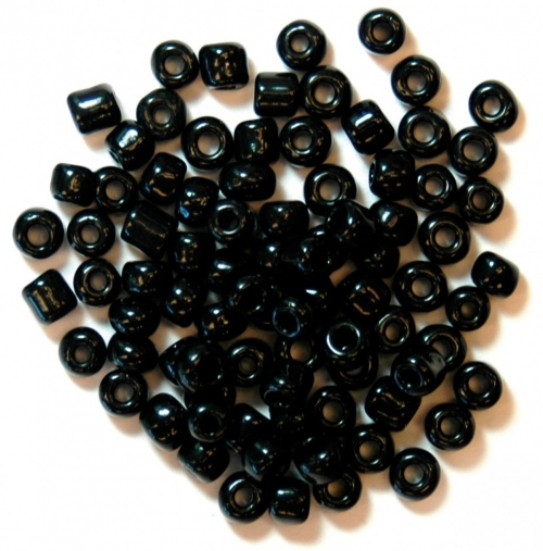 Craft Factory The Craft Factory 4mm E Beads - BLACK