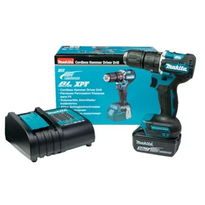 Makita 18V Li-Ion Brushless Cordless Combi Drill (1 X 3Ah) - Dhp487Sf