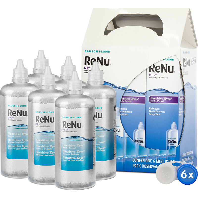 Bausch & Lomb Renu Mps Sensitive Eyes 6er Pack