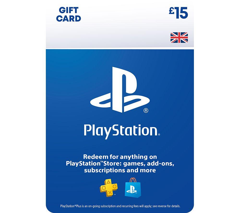 PLAYSTATION Gift Card - £15