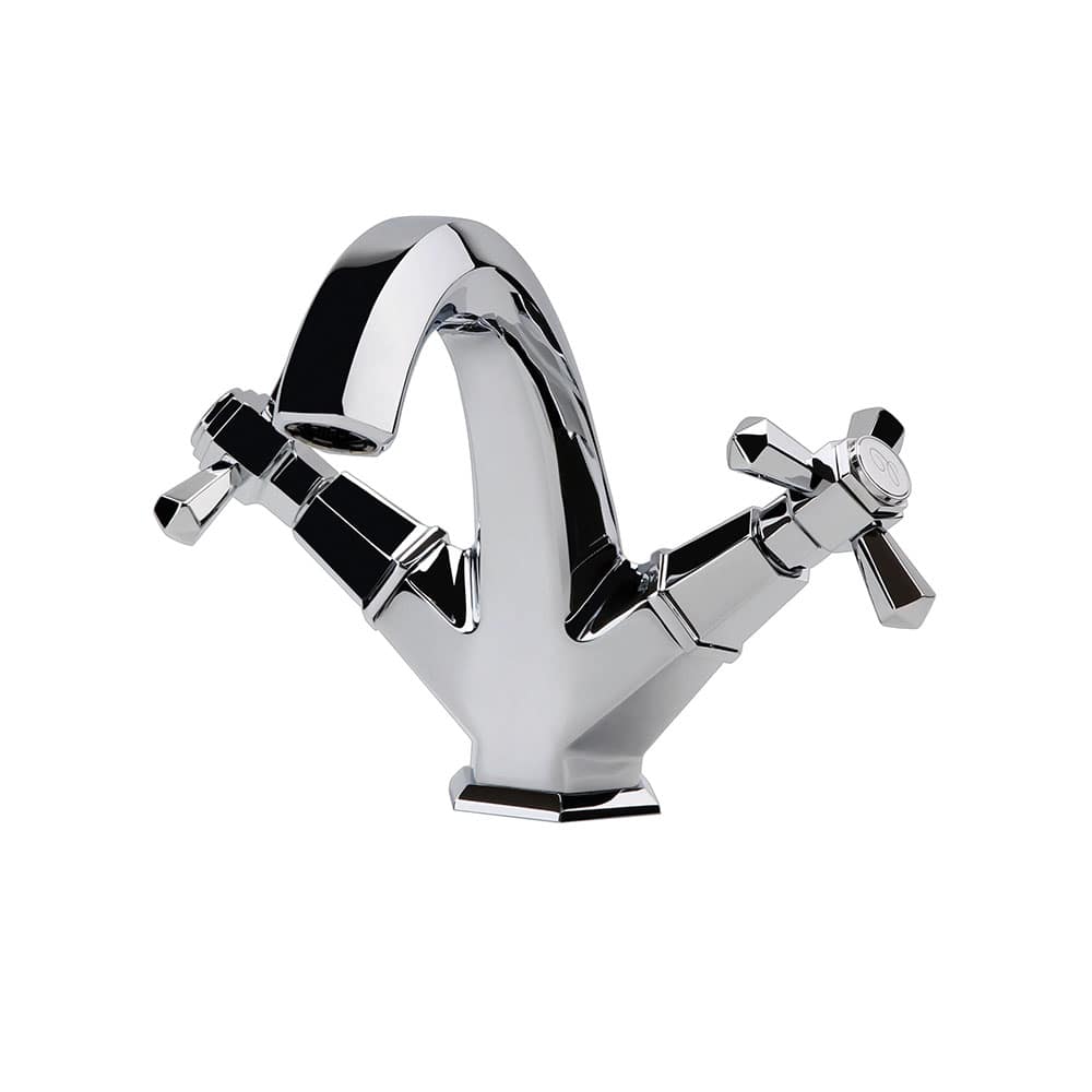 HudsonReed RAK Washington - Traditional Mono Basin Mixer Tap - Chrome