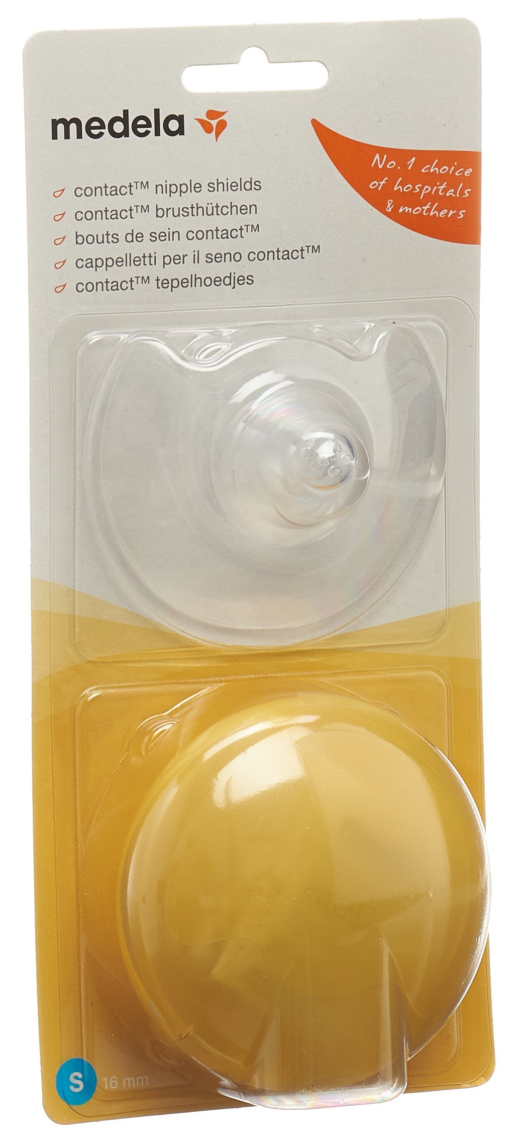 Medela Benelux 2er-Pack Stillhütchen Contact Größe S
