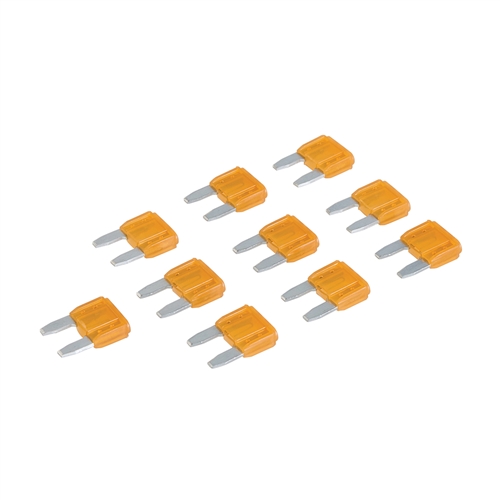 Silverline ATM Automotive Mini Blade Fuses 10pk - 5A Tan