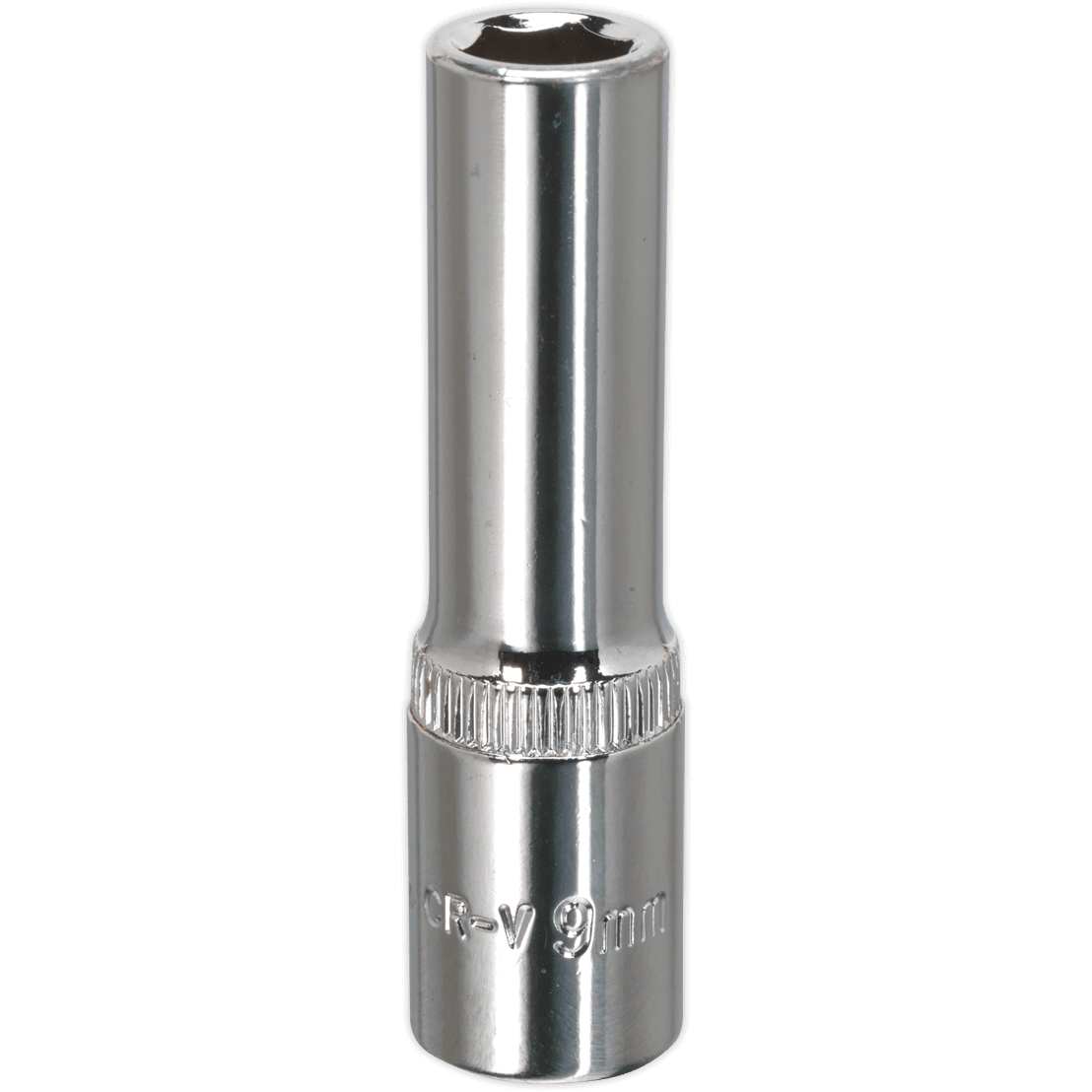 Sealey WallDrive Socket 9MM Deep 3/8" Sq. Drive Fully Polished