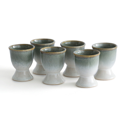 La Redoute Interieurs Set of 6 Paloum Glazed Stoneware Egg Cups by La Redoute