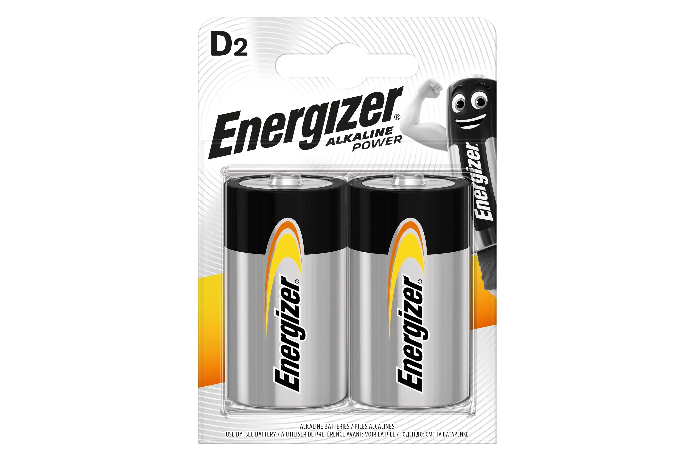 Energizer D Torcia Alkaline Power - Blister Da 2 Pile