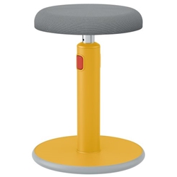 Leitz Ergo Cosy Sit-Stand Stool - Yellow