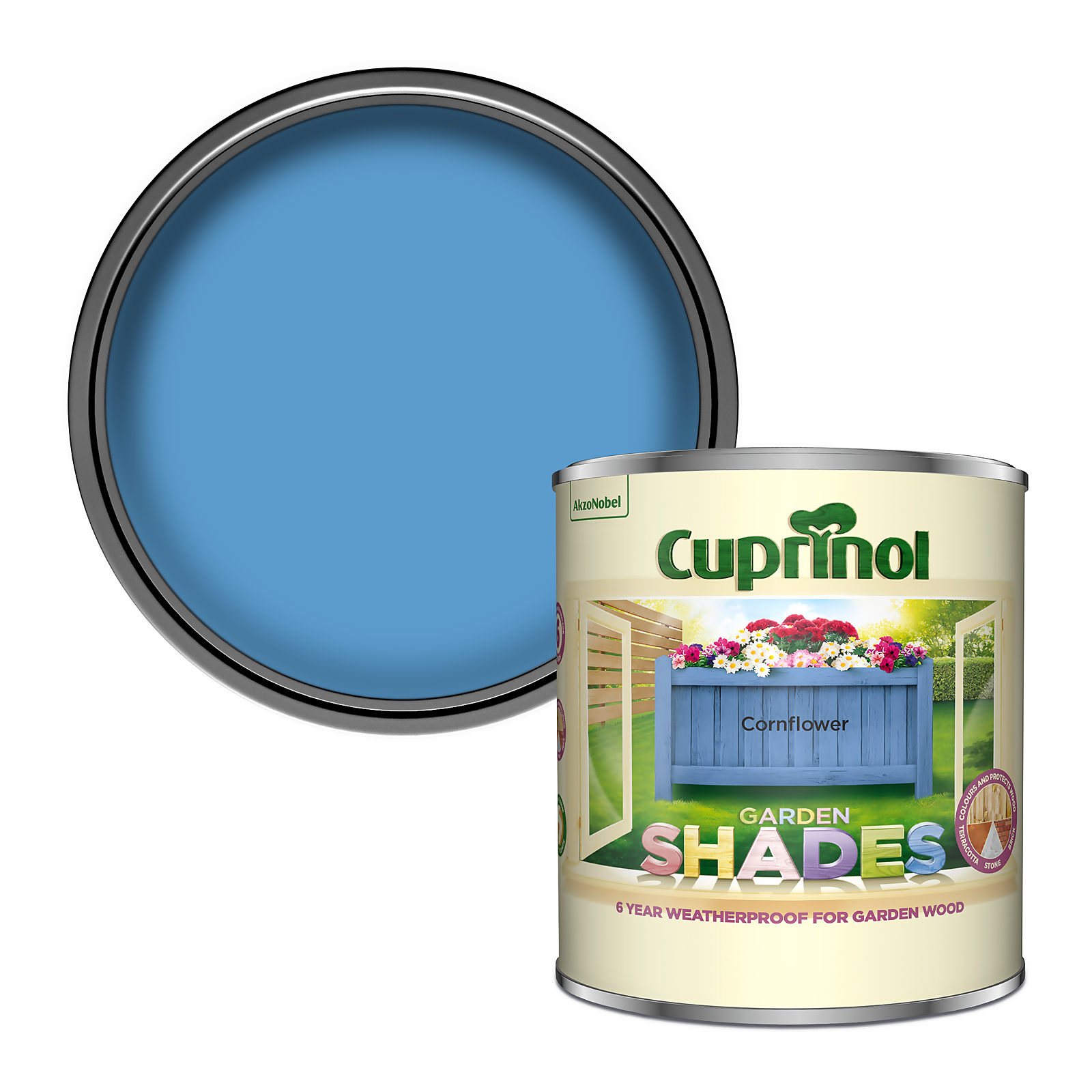 Cuprinol Garden Shades  Cornflower - 1L