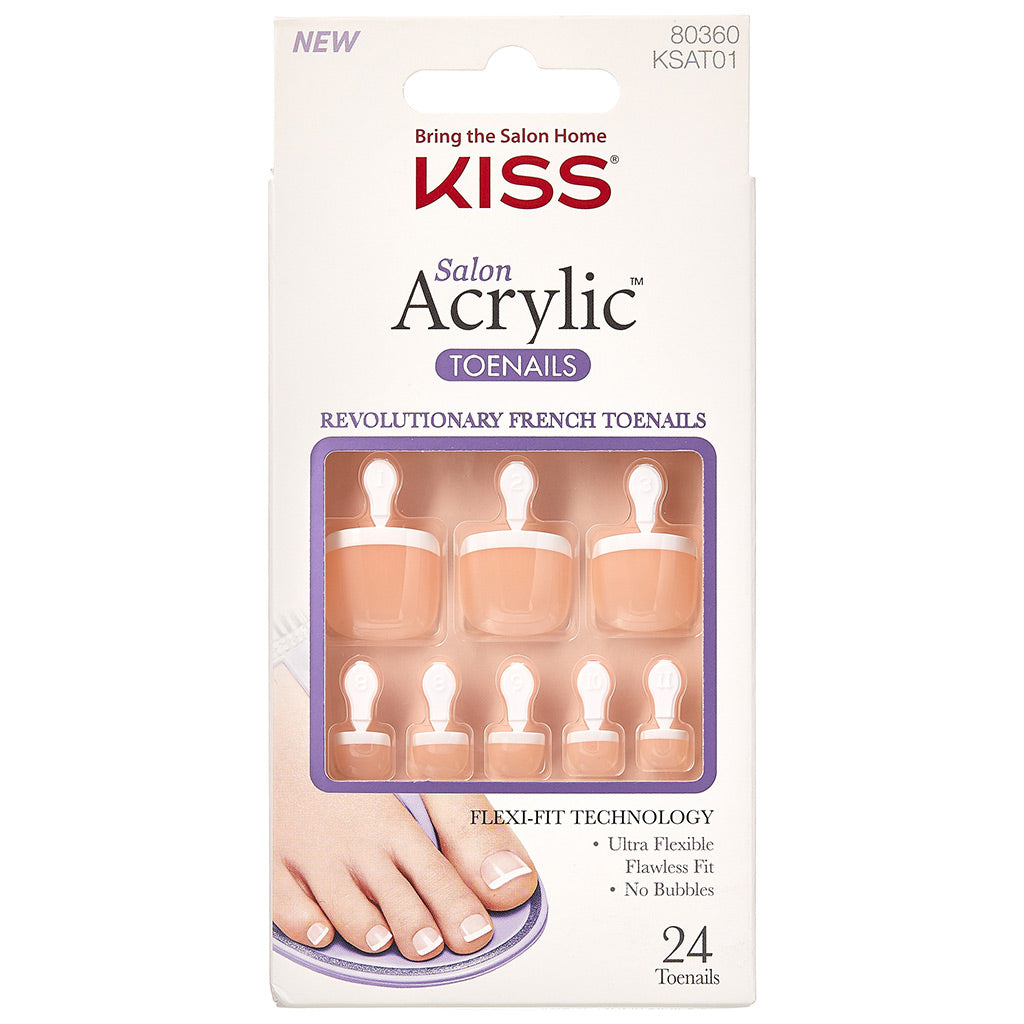 Kiss Lashes Kiss False Nails Salon Acrylic - Toe Nails