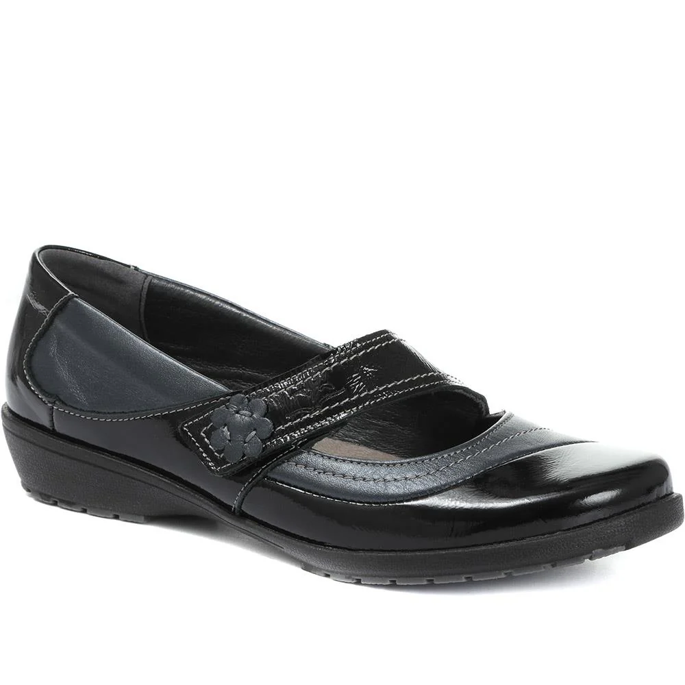 Wide Fit Leather Mary Jane - Cal1805 / 145 968