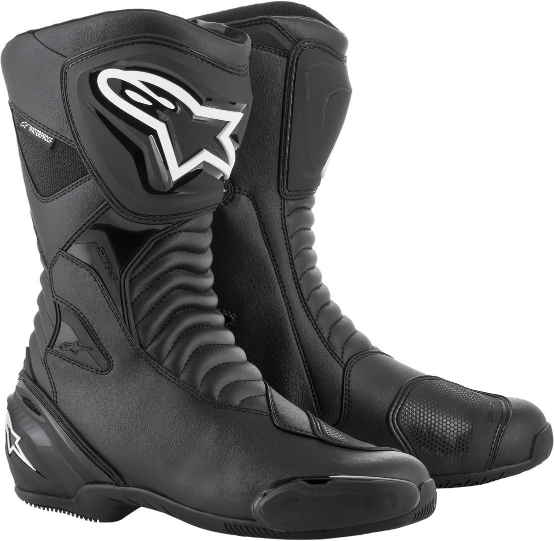 Alpinestars SMX S Waterproof Motorcycle Boots Black 46