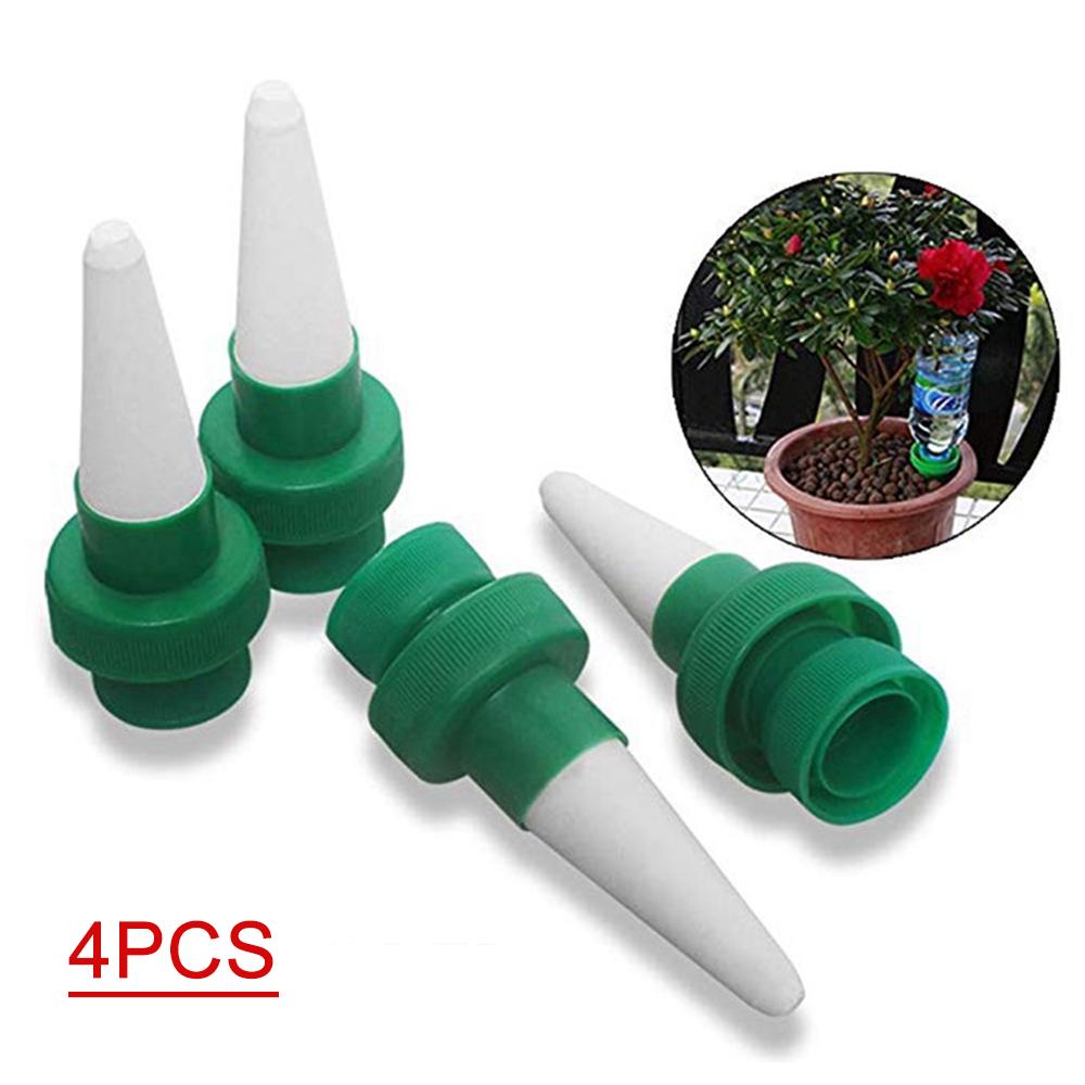 Brazone 4pcs Plant Self Watering Spikes, Garden Plant Watering Devices, Automatic Irrigation Stakes