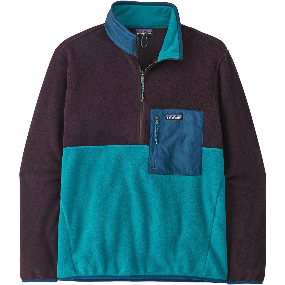 Patagonia Microdini 1/2 Zip Pull On / Belay Blue / S Small