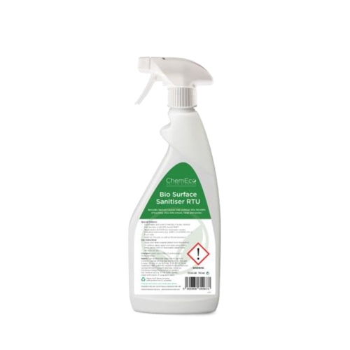 ChemEco Bio Surface Sanitiser RTU 750ml (1 x 6)