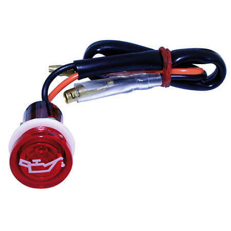 Control lamp oil for ATV, red, red