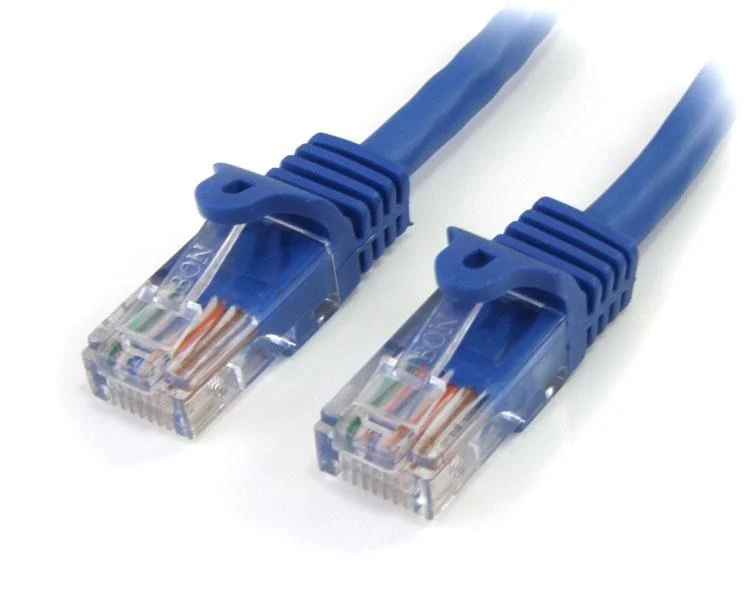 StarTech.com Cavo di rete CAT 5e - Cavo Patch Ethernet RJ45 UTP Blu da 2m antigroviglio