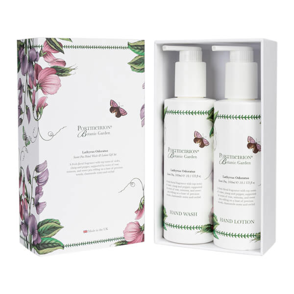Wax Lyrical Botanic Garden by Handwash & Lotion Gift Set Sweet Pea